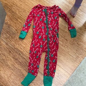 Ruffle butts Red and Green Kids One Piece